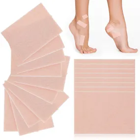 35 Sheets Moleskin Tape Moleskin Adhesive Pads Shoe Moleskin Padding Blister Prevention Tape Blister Prevention Blister Pads for Boots Hiking Reduce Friction Pain Light Brown (Lint) Lint
