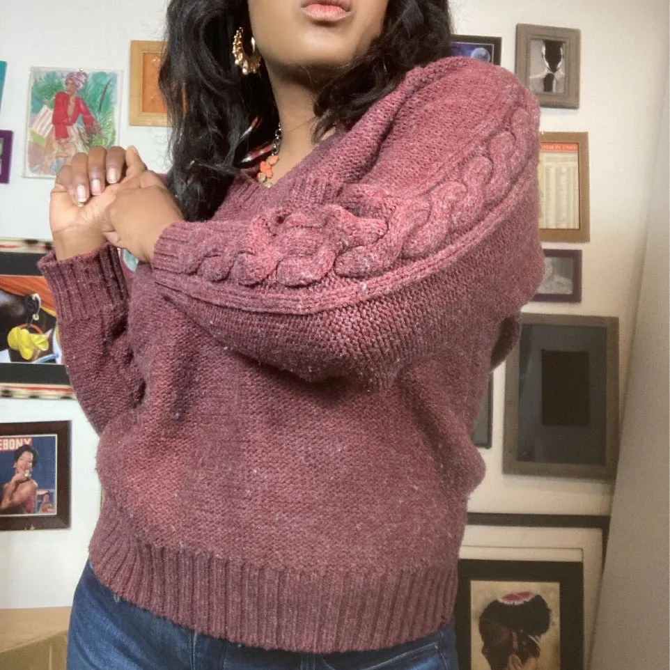 Adolfo Wool Blend Sweater Size L