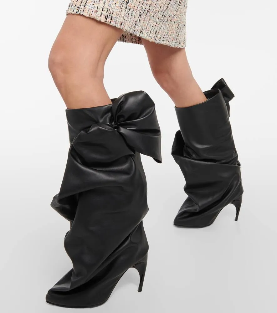 Alexander McQueen Leather knee-high boots
