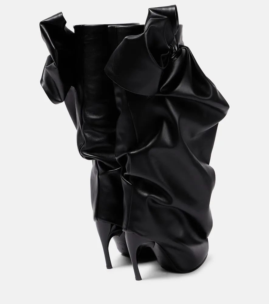 Alexander McQueen Leather knee-high boots