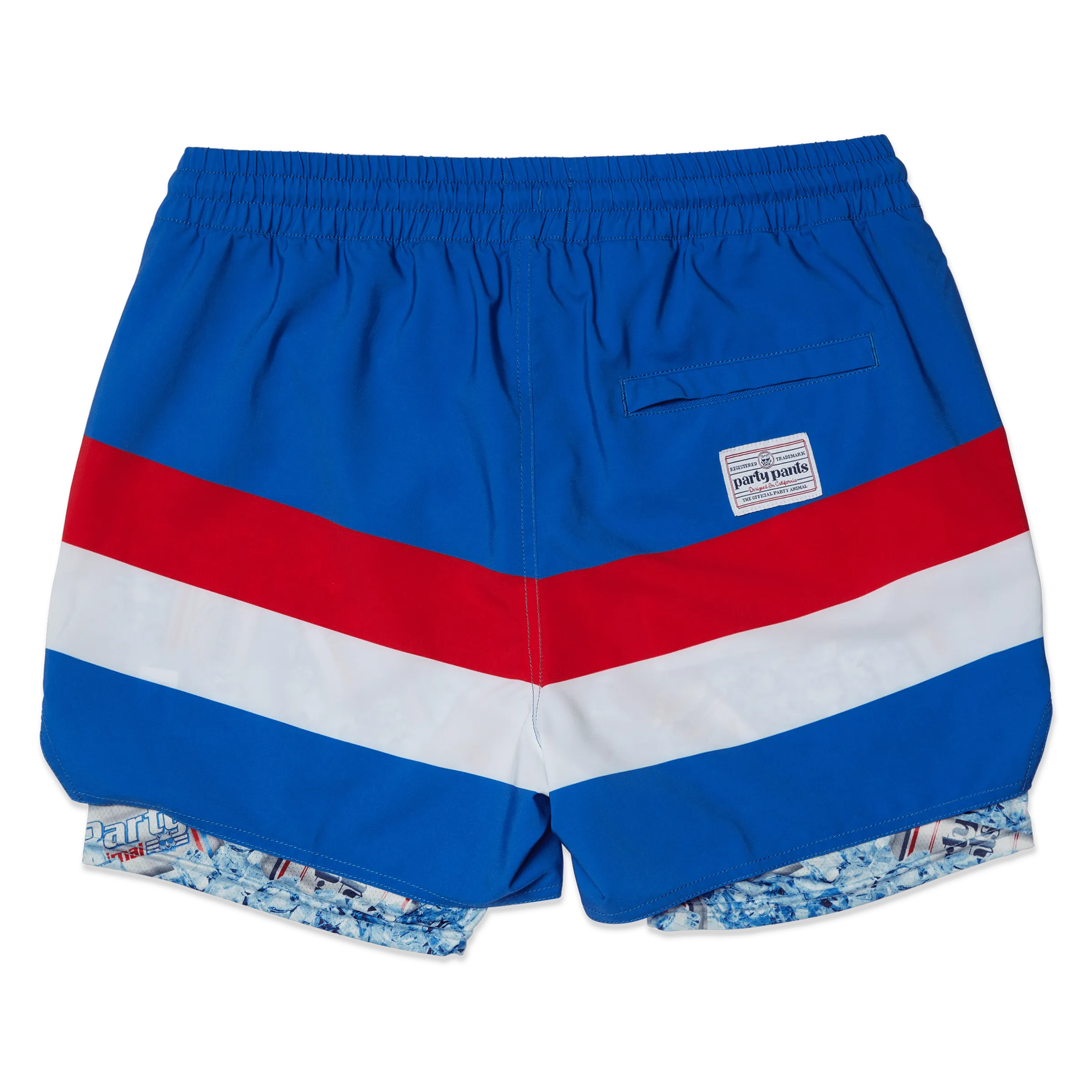 All American 4" Blue Sport Mode Shorts