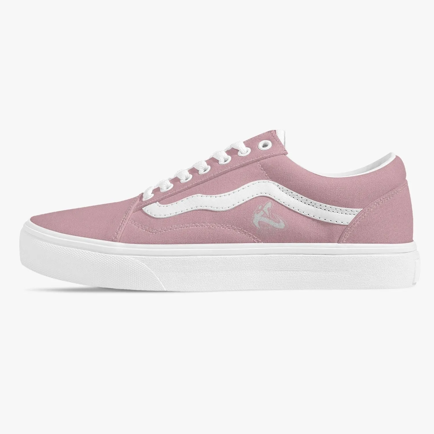 Athletic Apparatus Pink Trendy Low-Top Canvas Sneakers