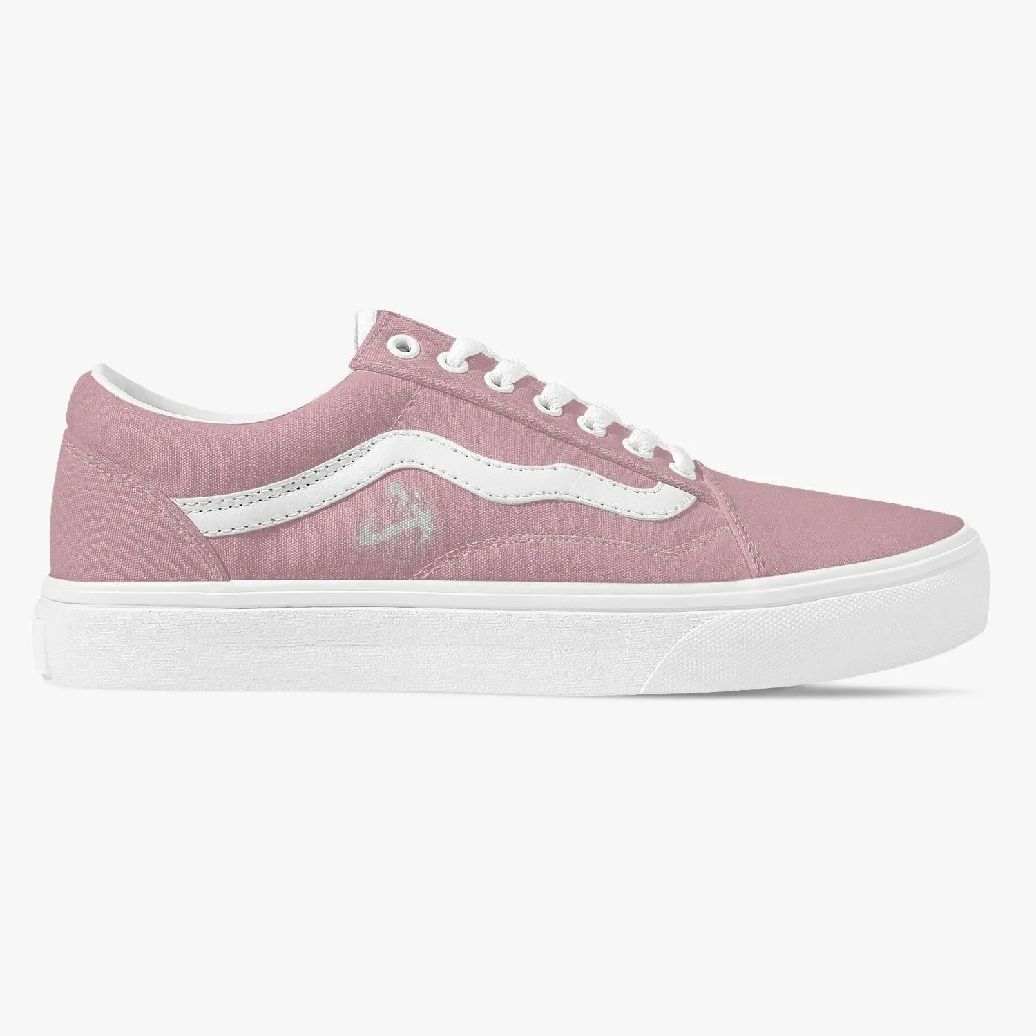 Athletic Apparatus Pink Trendy Low-Top Canvas Sneakers