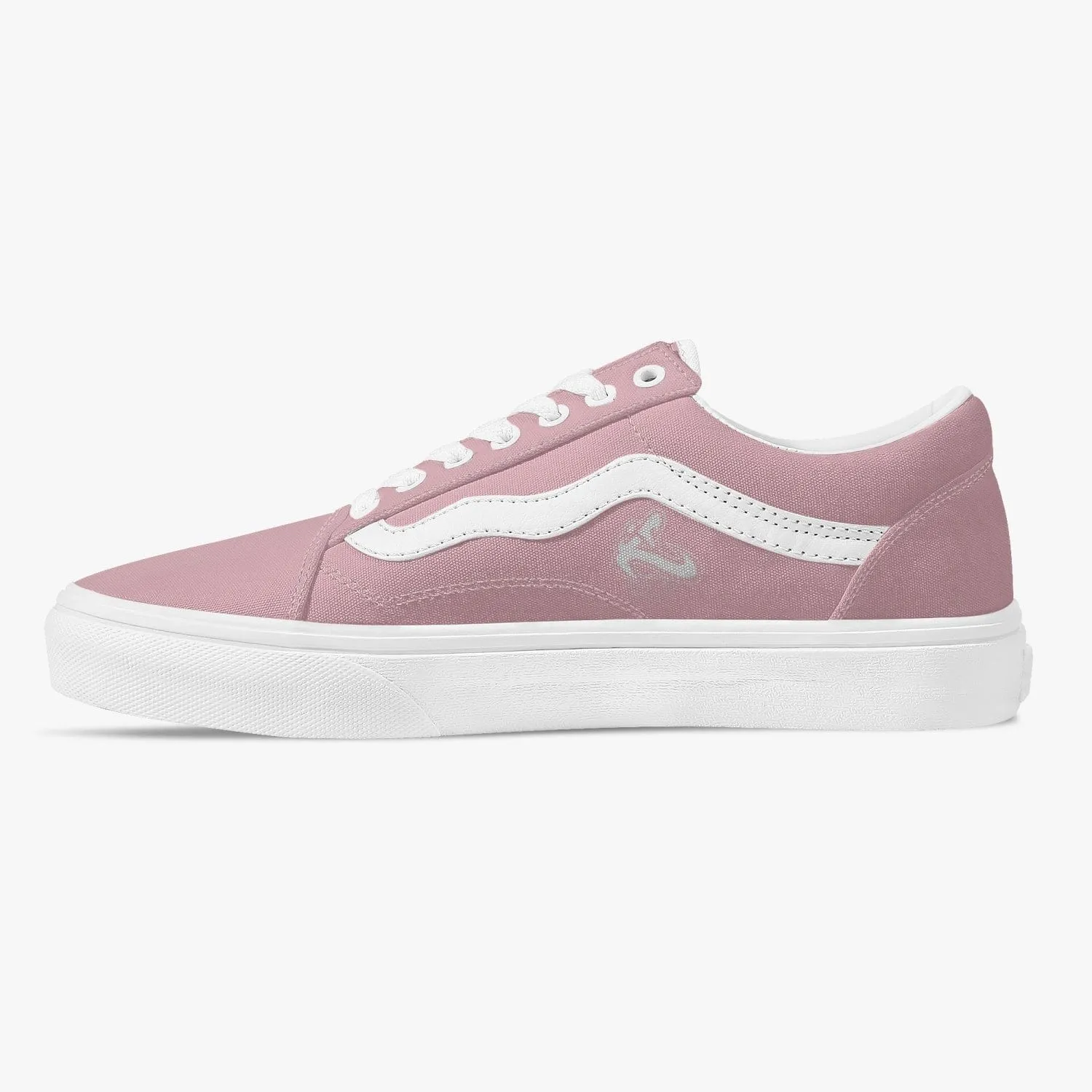 Athletic Apparatus Pink Trendy Low-Top Canvas Sneakers