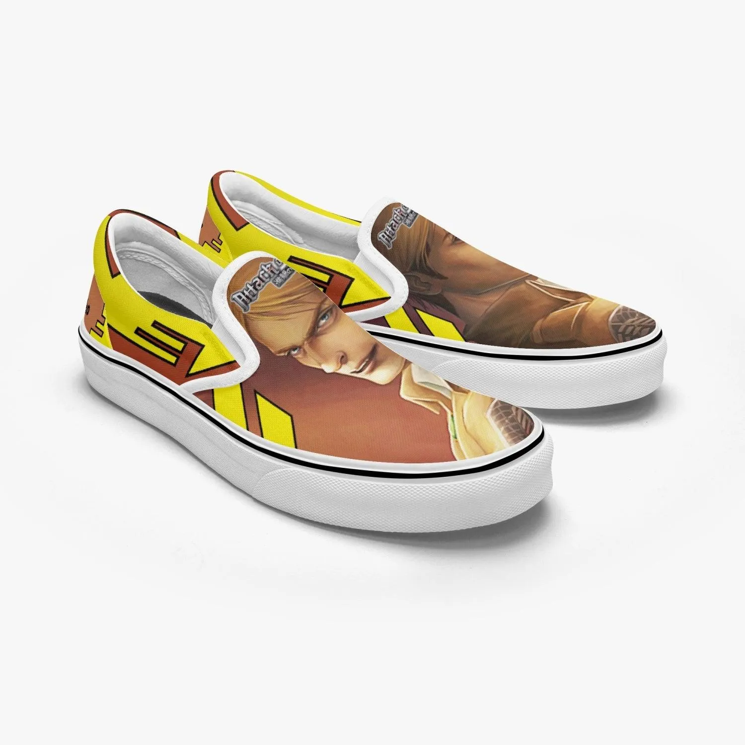Attack On Titan Erwin Smith Slip Ons Anime Shoes