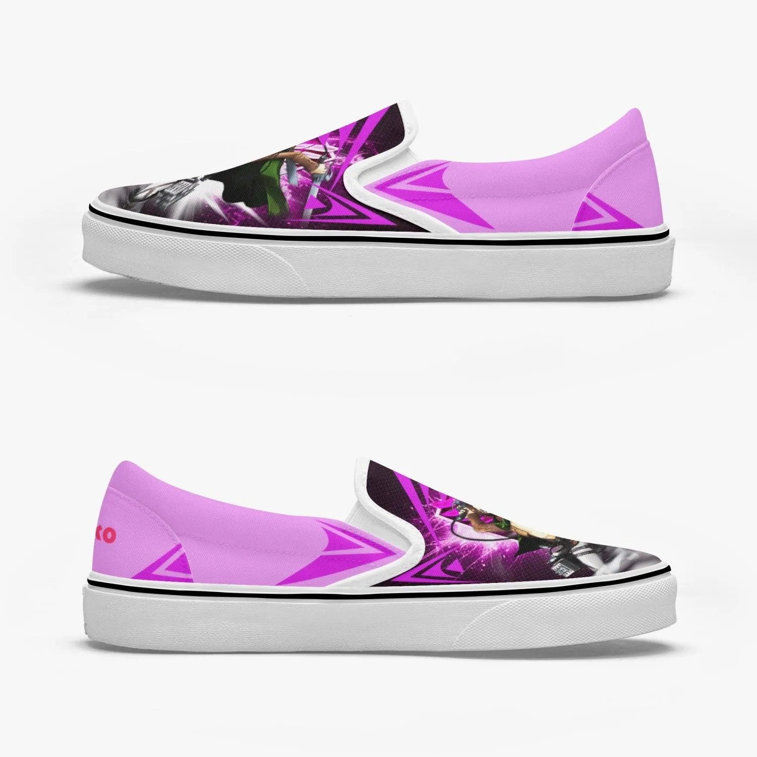 Attack On Titan Hange Zoe Slip Ons Anime Shoes
