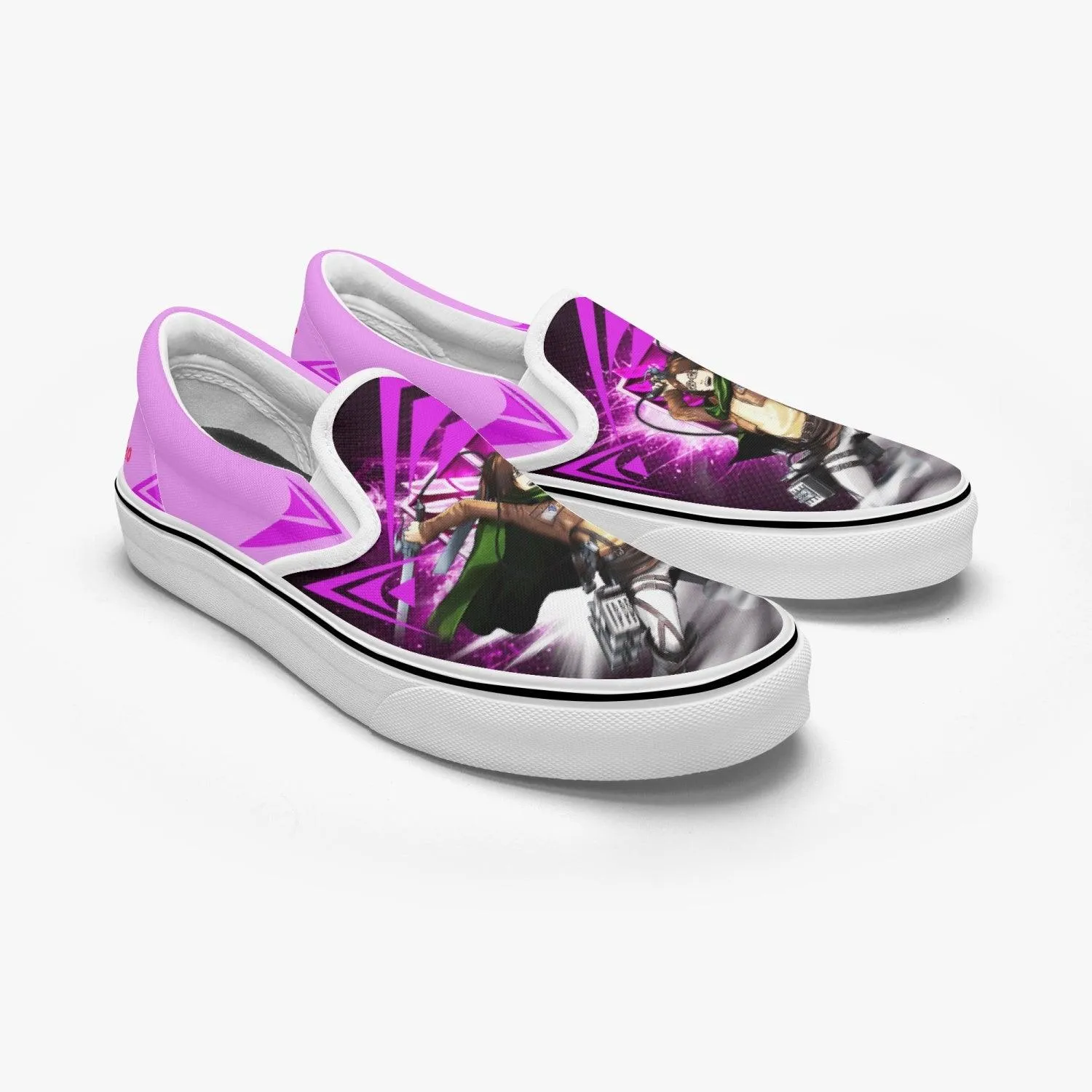 Attack On Titan Hange Zoe Slip Ons Anime Shoes