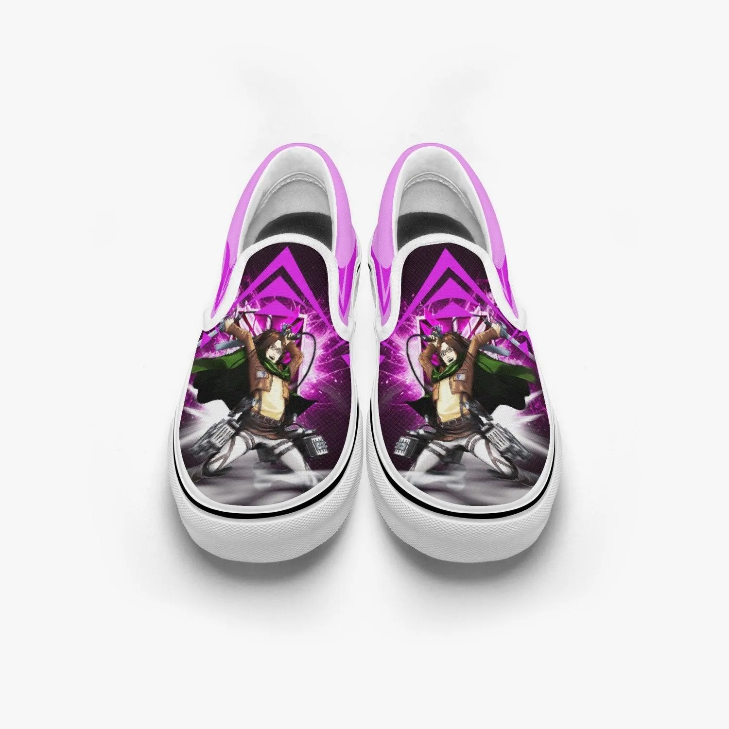 Attack On Titan Hange Zoe Slip Ons Anime Shoes