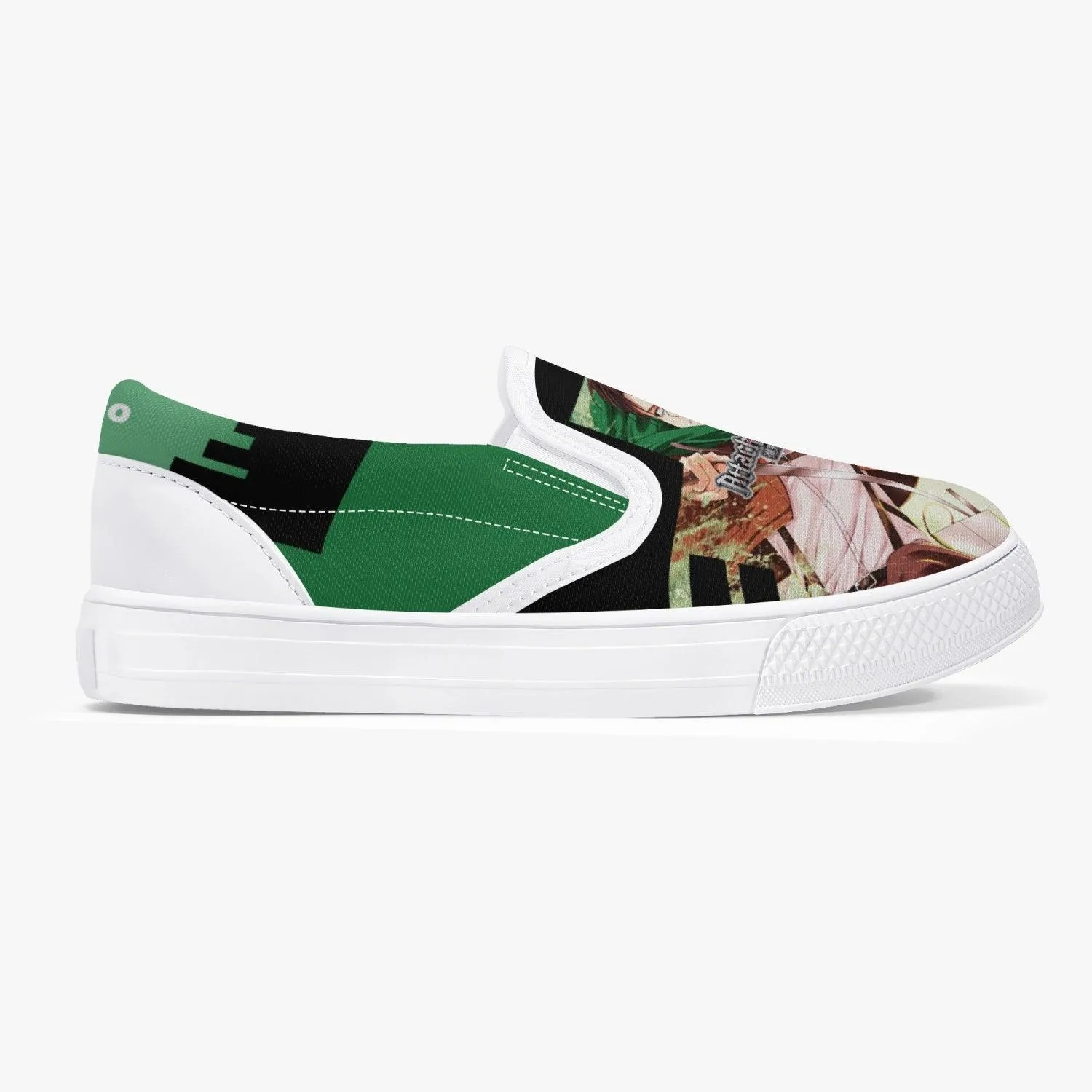 Attack On Titan Levi Ackerman Kids Slip Ons Anime Shoes