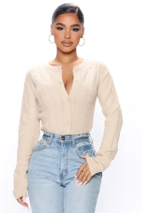 Back In Style Cardigan Sweater - Oatmeal
