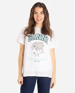Basic Cotton Jersey - Dolphin - Bright White