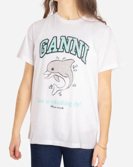 Basic Cotton Jersey - Dolphin - Bright White