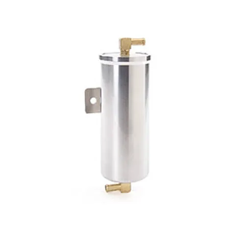 Be Cool Billet Aluminum Recovery Tank Vented Diam-Cut Fin