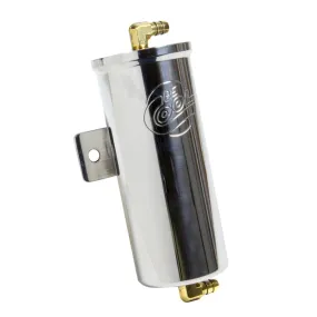 Be Cool Diamond Cut Recovery Tank Coolant 16 oz 7" Tall x 3" Diameter - 3/8" Hose Barb Inlet/Outlet