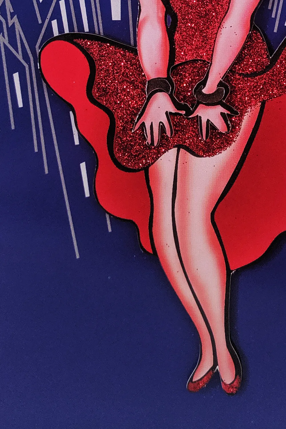 Betty Boop Manhattan Decoupage Blank Greetings Card (3D)