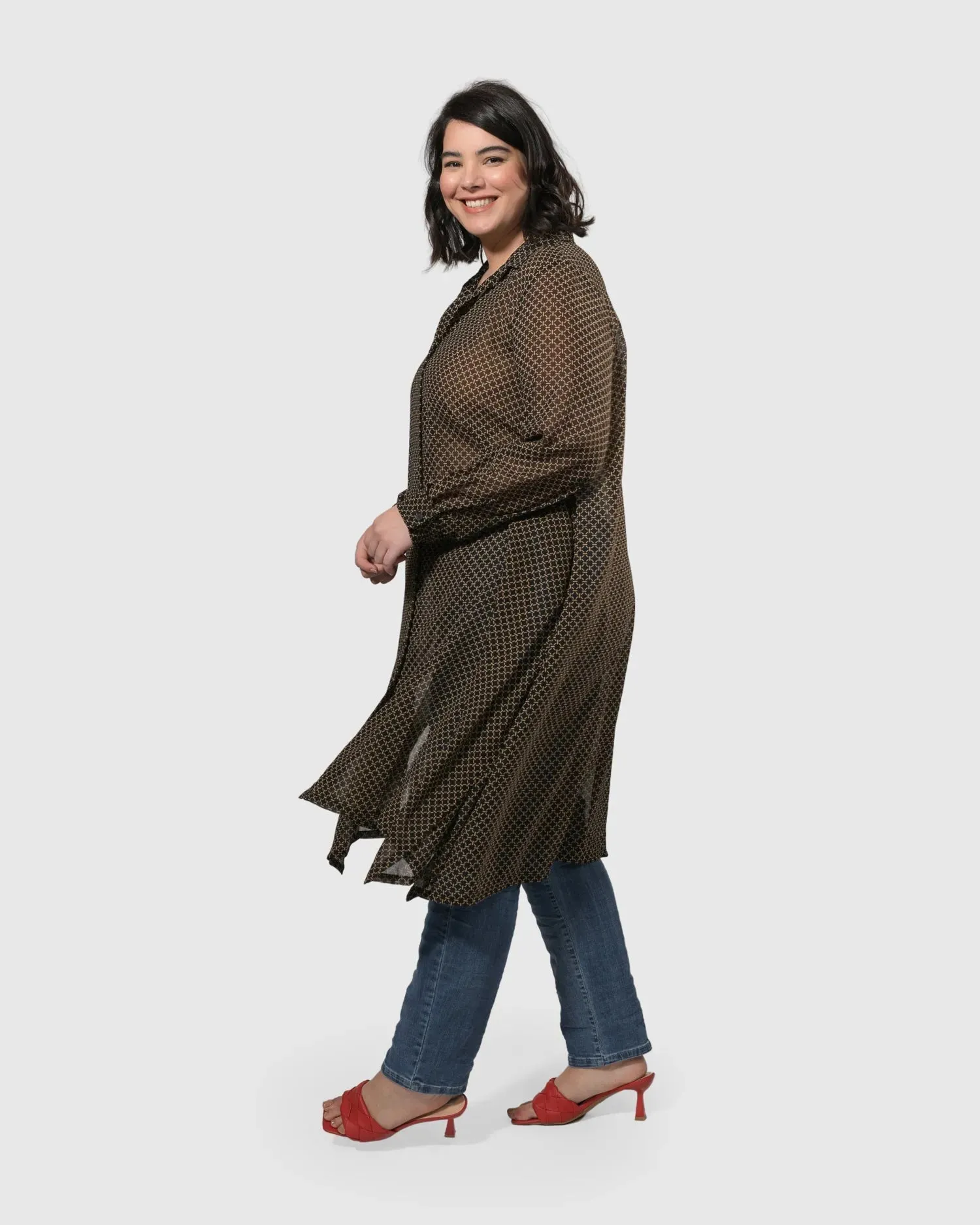 Big Island Chiffon Tunic, Chain