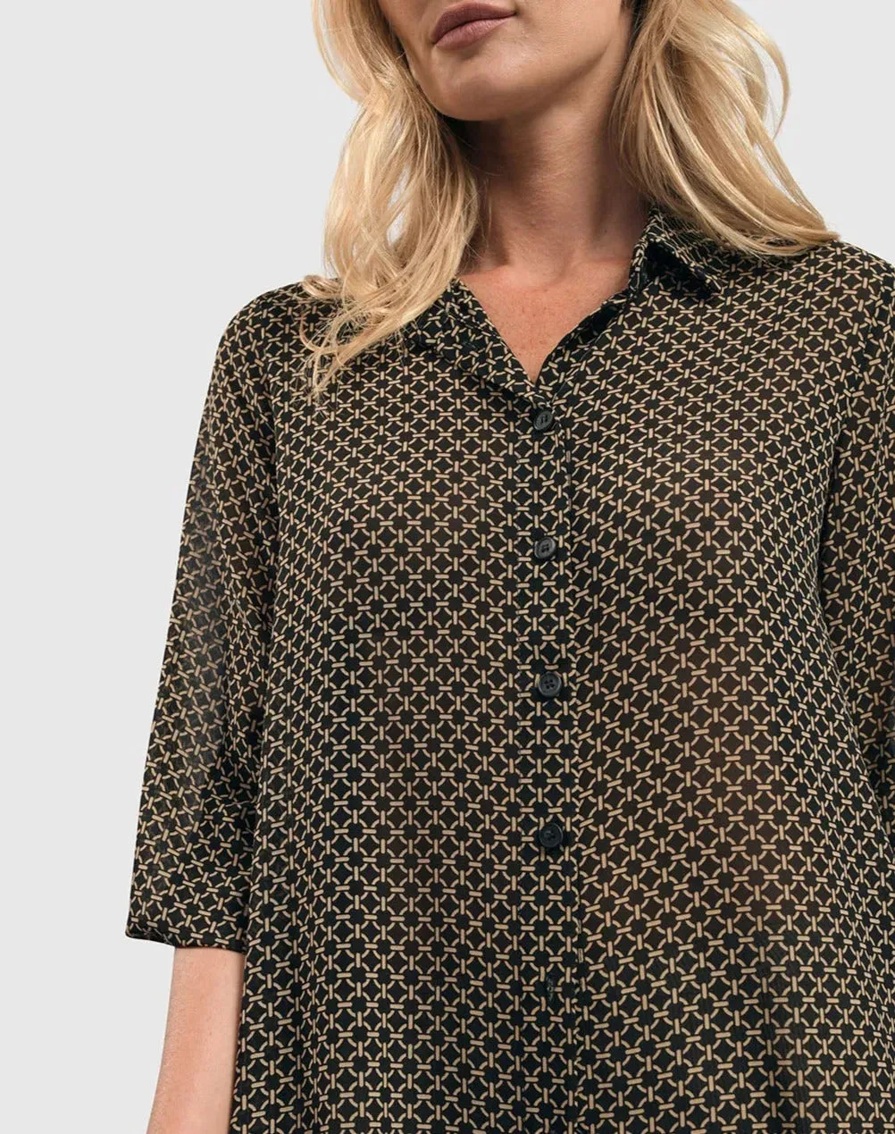 Big Island Chiffon Tunic, Chain