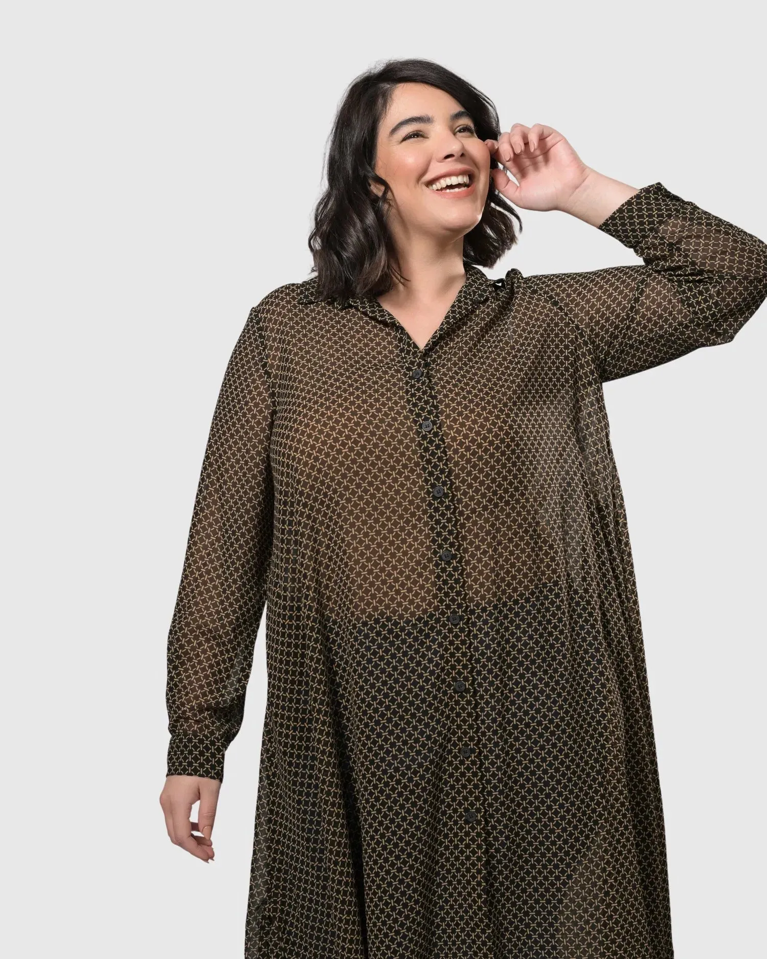 Big Island Chiffon Tunic, Chain