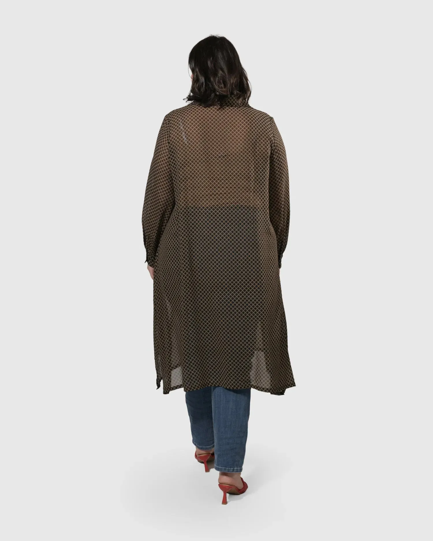 Big Island Chiffon Tunic, Chain