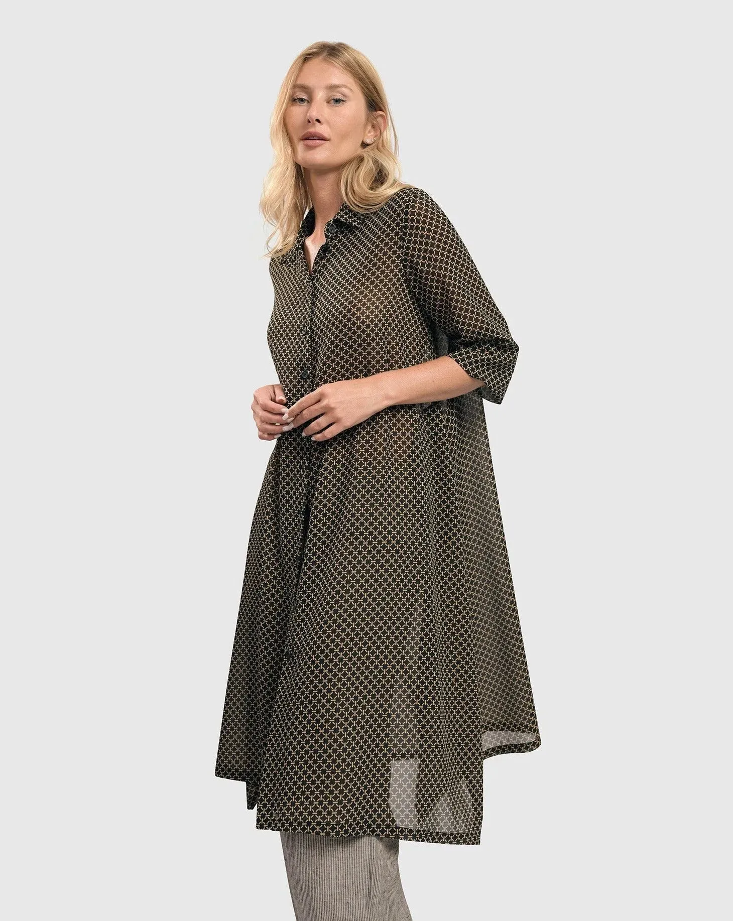 Big Island Chiffon Tunic, Chain