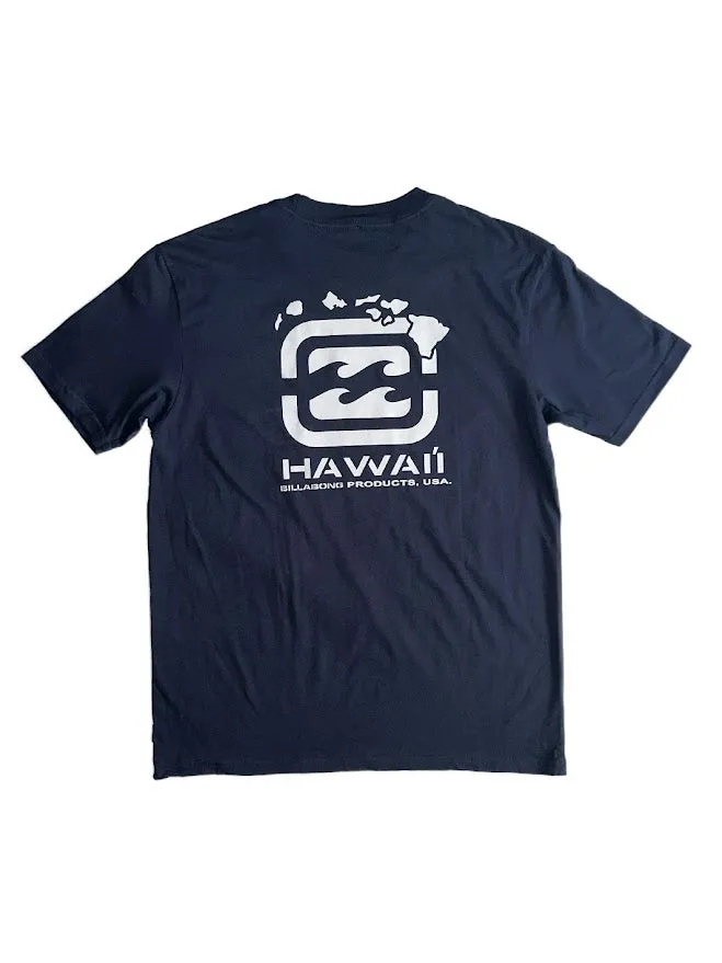 BILLABONG BRACKET HI PREMIUM TEE - NAVY