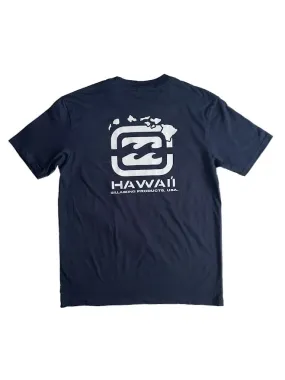 BILLABONG BRACKET HI PREMIUM TEE - NAVY