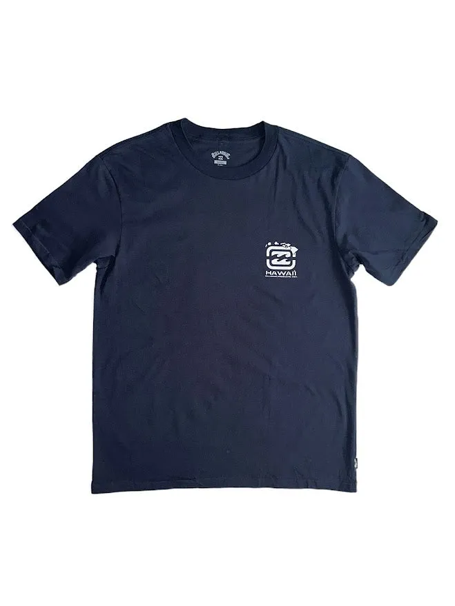 BILLABONG BRACKET HI PREMIUM TEE - NAVY