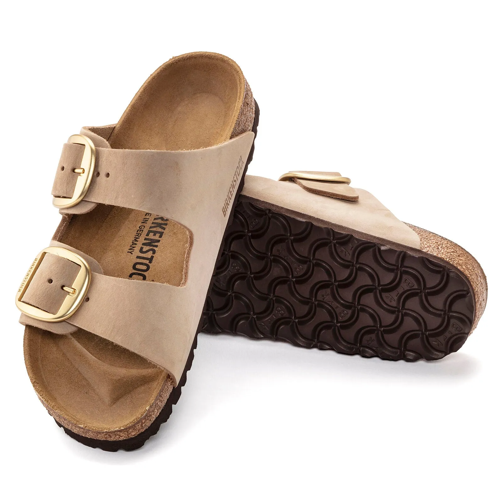Birkenstock Arizona Big Buckle Sand Nubuck