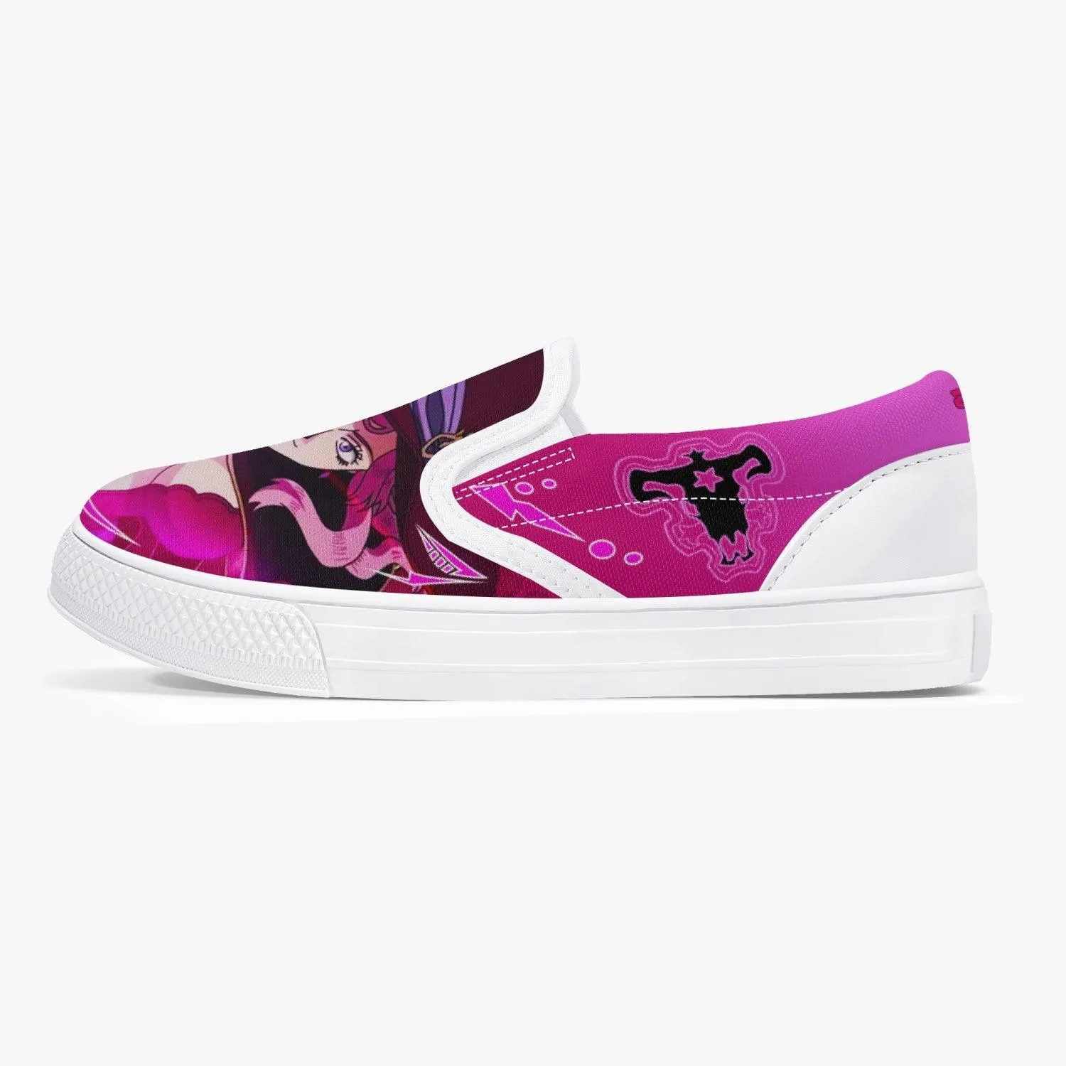 Black Clover Vanessa Enoteca Kids Slip Ons Anime Shoes
