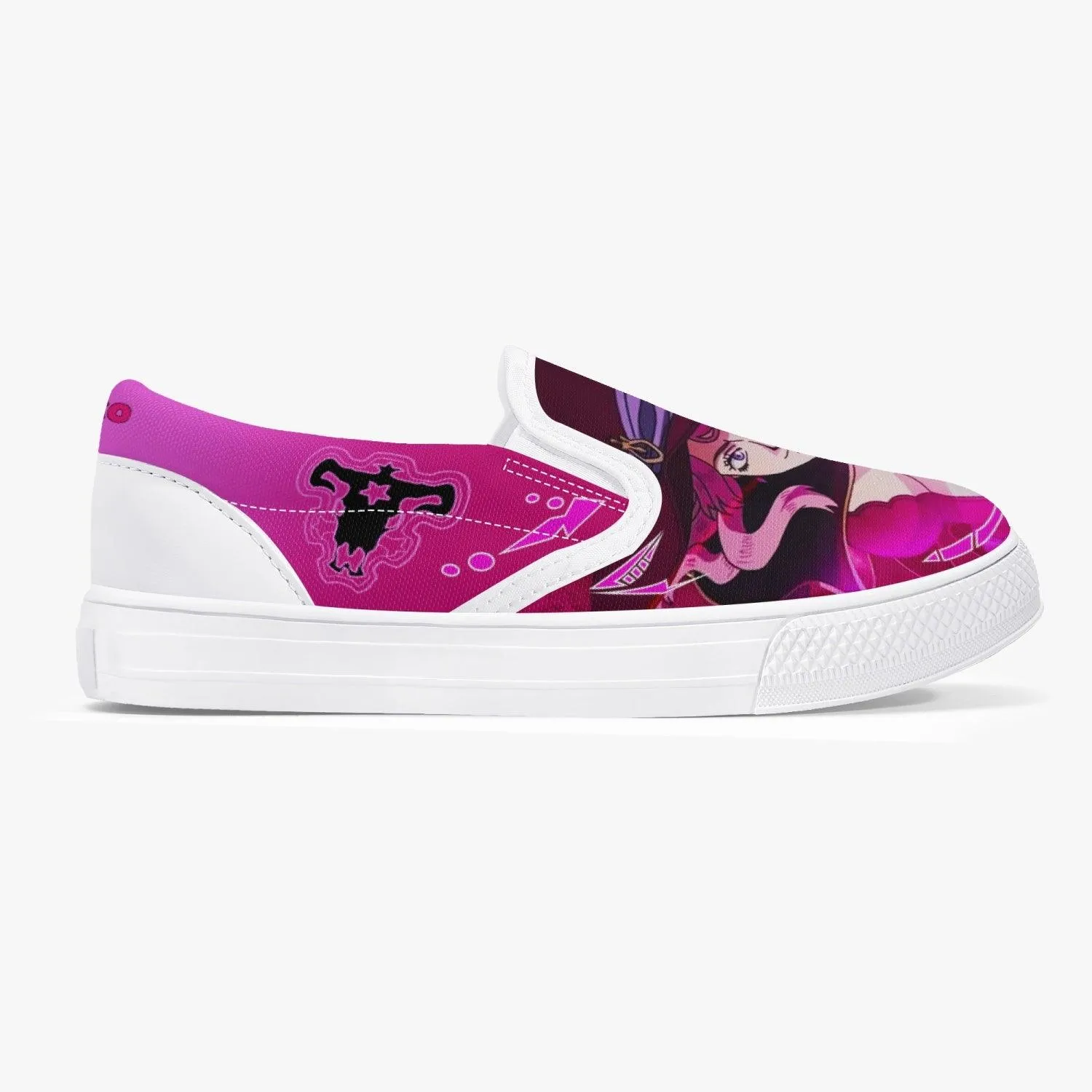 Black Clover Vanessa Enoteca Kids Slip Ons Anime Shoes
