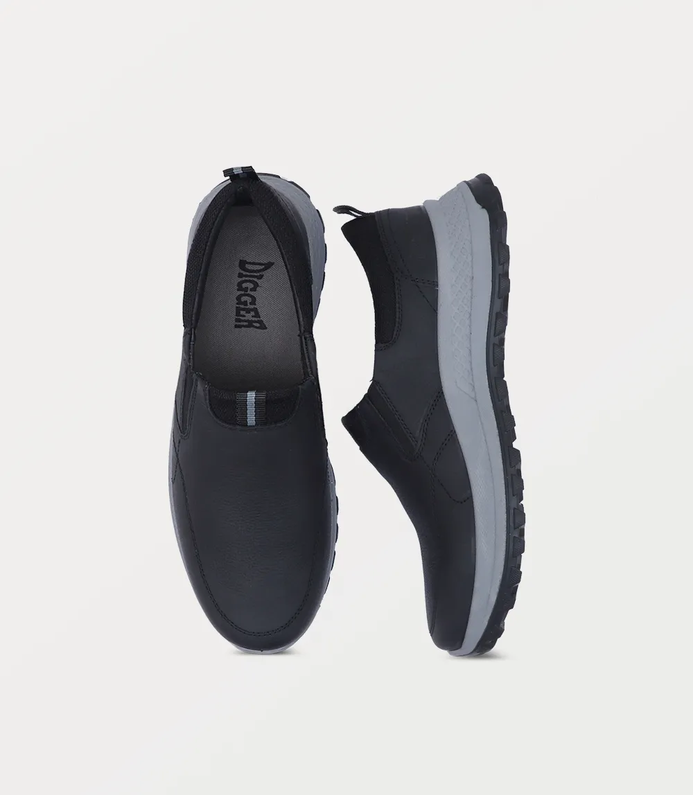 BM6760-BLACK-Men Slip on