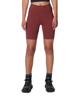 Boundless Trek Half Tight Shorts in Spice