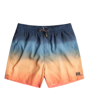 Boys All Day Fade Volley Shorts in Coral