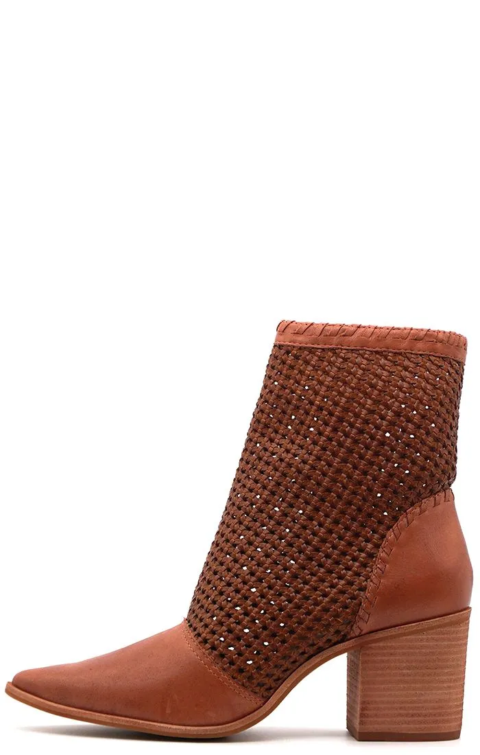 Brandy Basketweave Boots