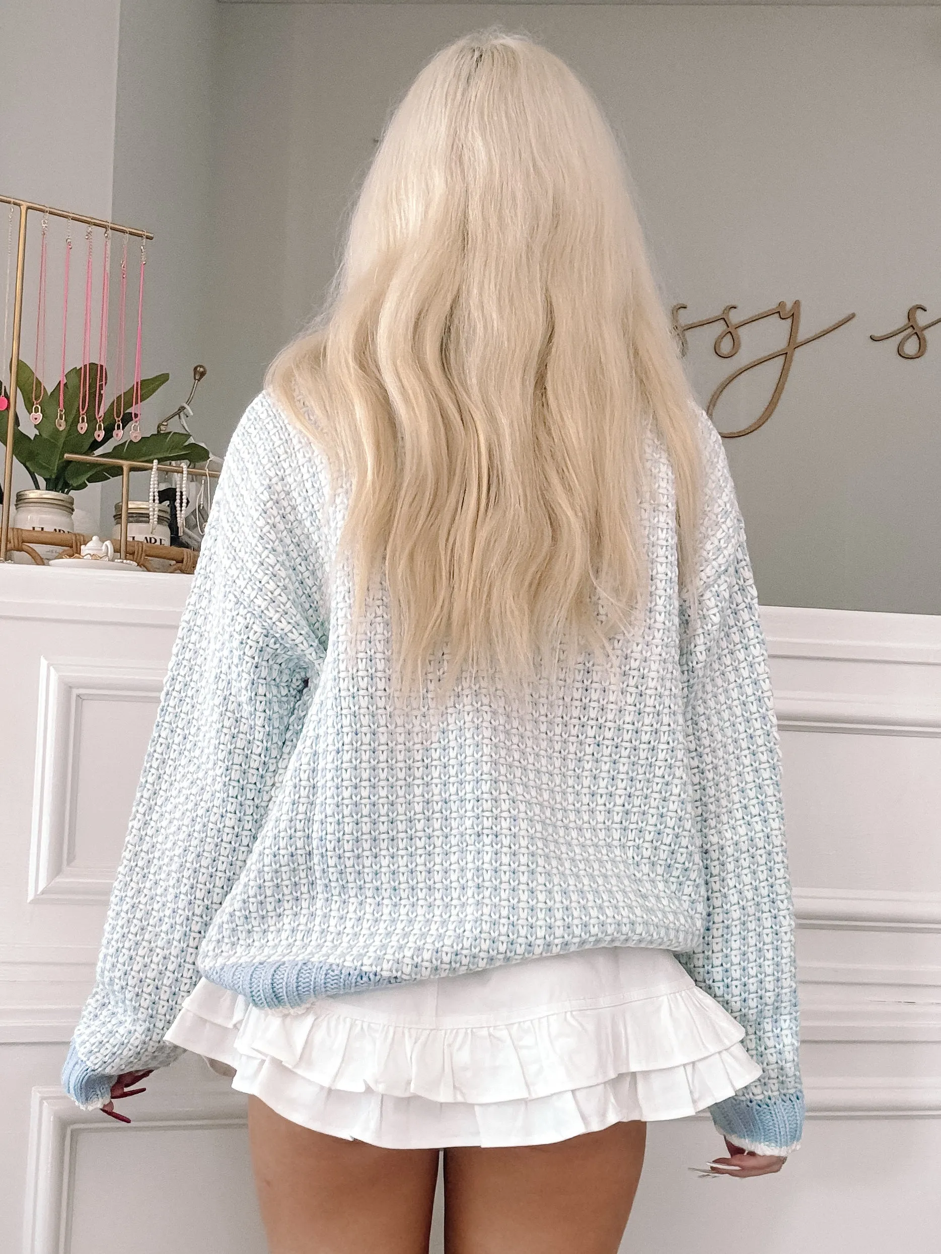 Breezy Blue Sweater
