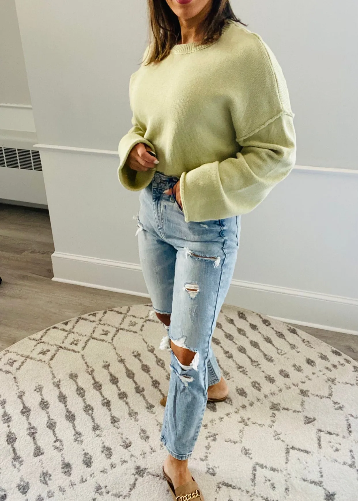 BREEZY DAY SWEATER MINT