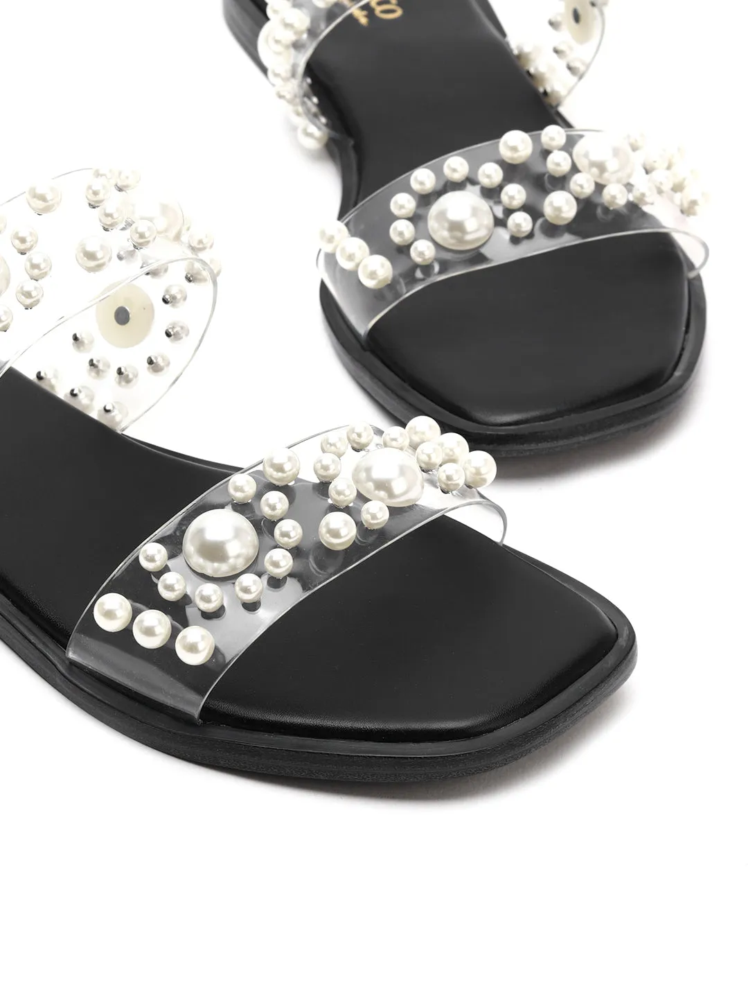 Casual Chic Transparent Muse Flat Slip-Ons