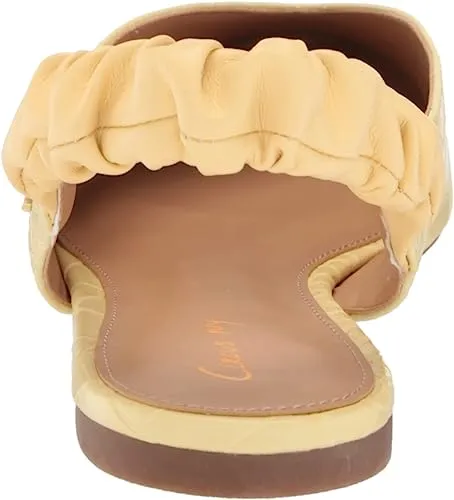 Circus by Sam Edelman Omina Pineapple Yellow Slingback Pointed Toe Ballet Flats