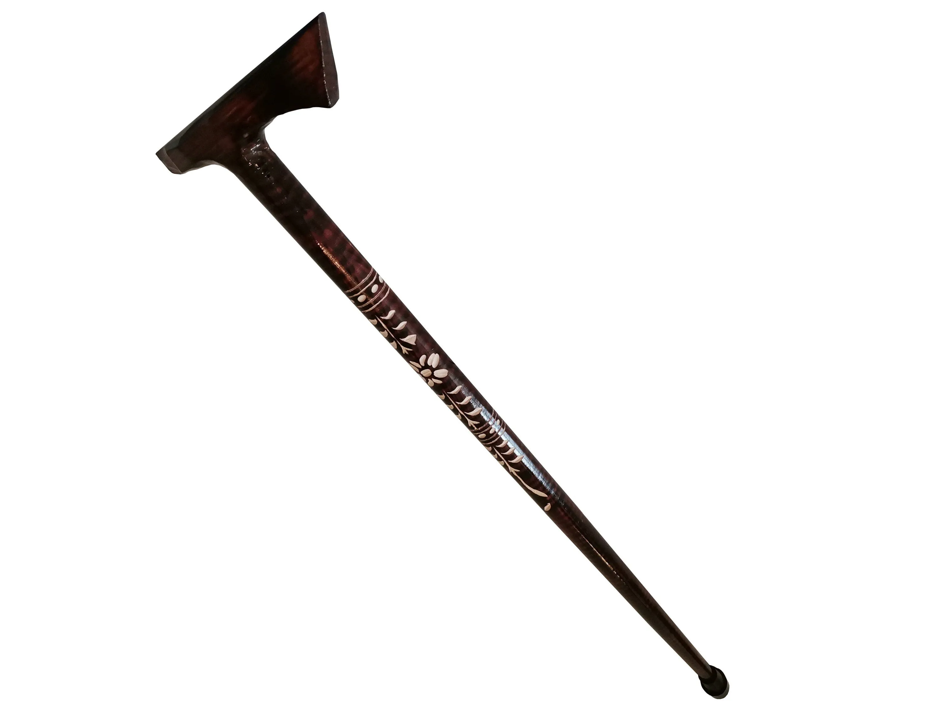Classic brown cane from wood, Walking stick with carvings, Handmade walking cane, Wooden cane, Elegant walking stick, Best gift for him/her