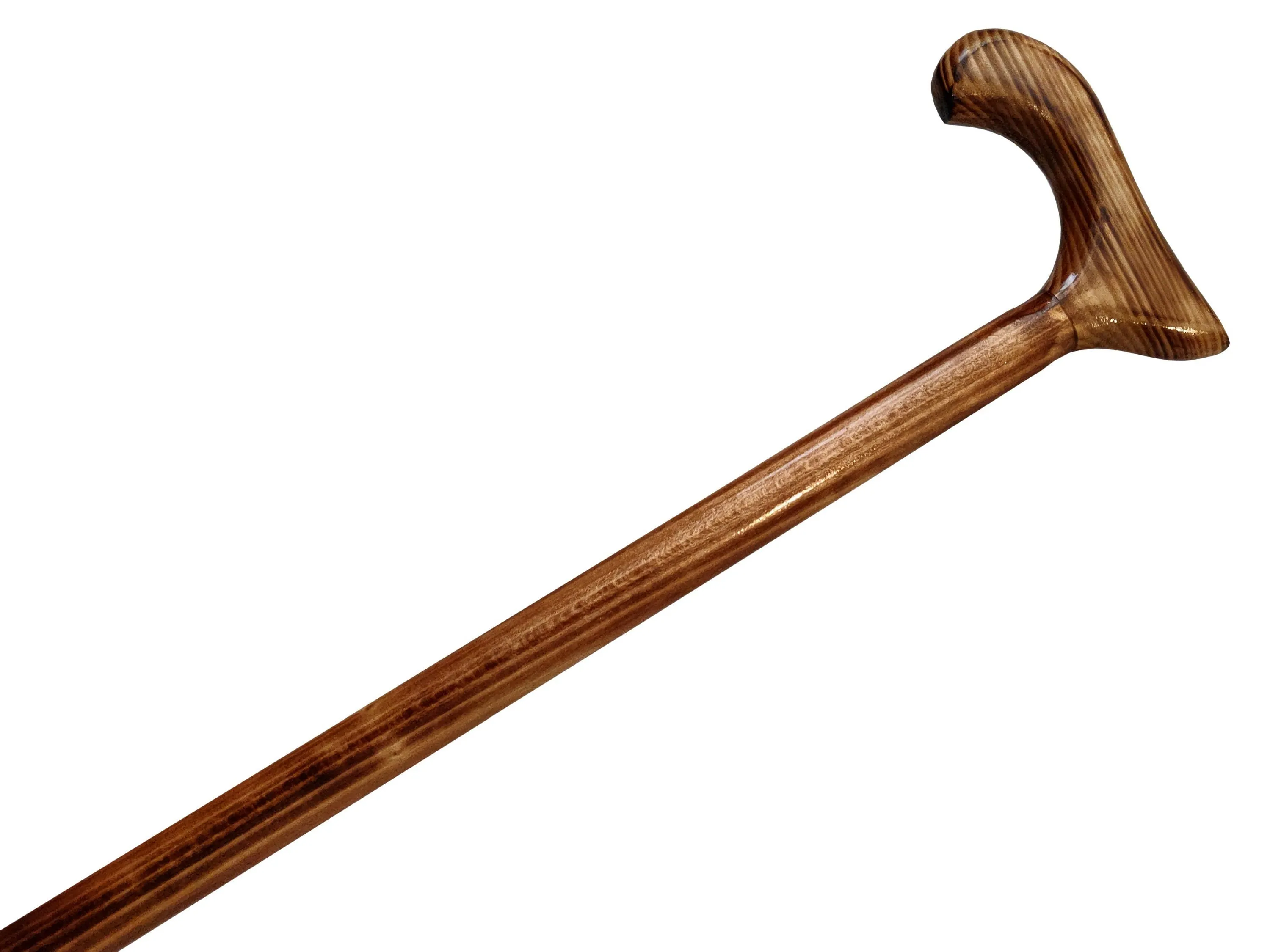 Classical wooden walking stick, Simply cane from wood, Elegant lightweight walking cane, Handmade cane for him and her, Sturdy walking stick