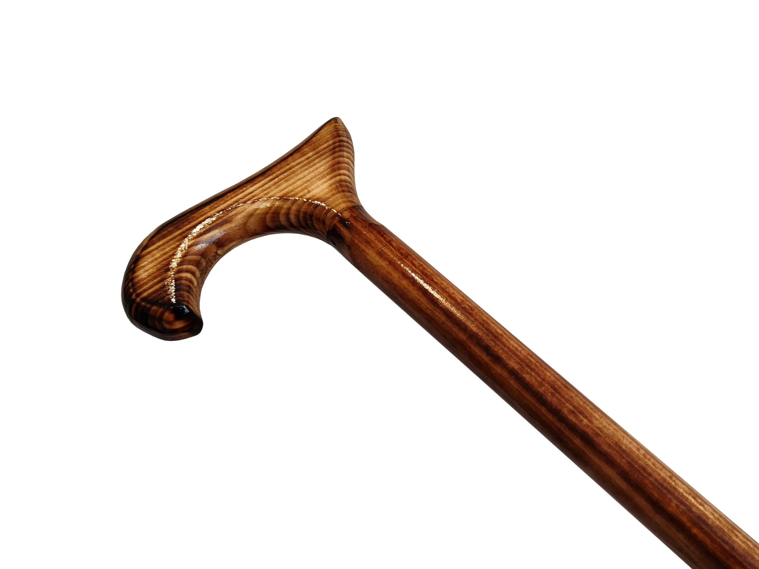 Classical wooden walking stick, Simply cane from wood, Elegant lightweight walking cane, Handmade cane for him and her, Sturdy walking stick