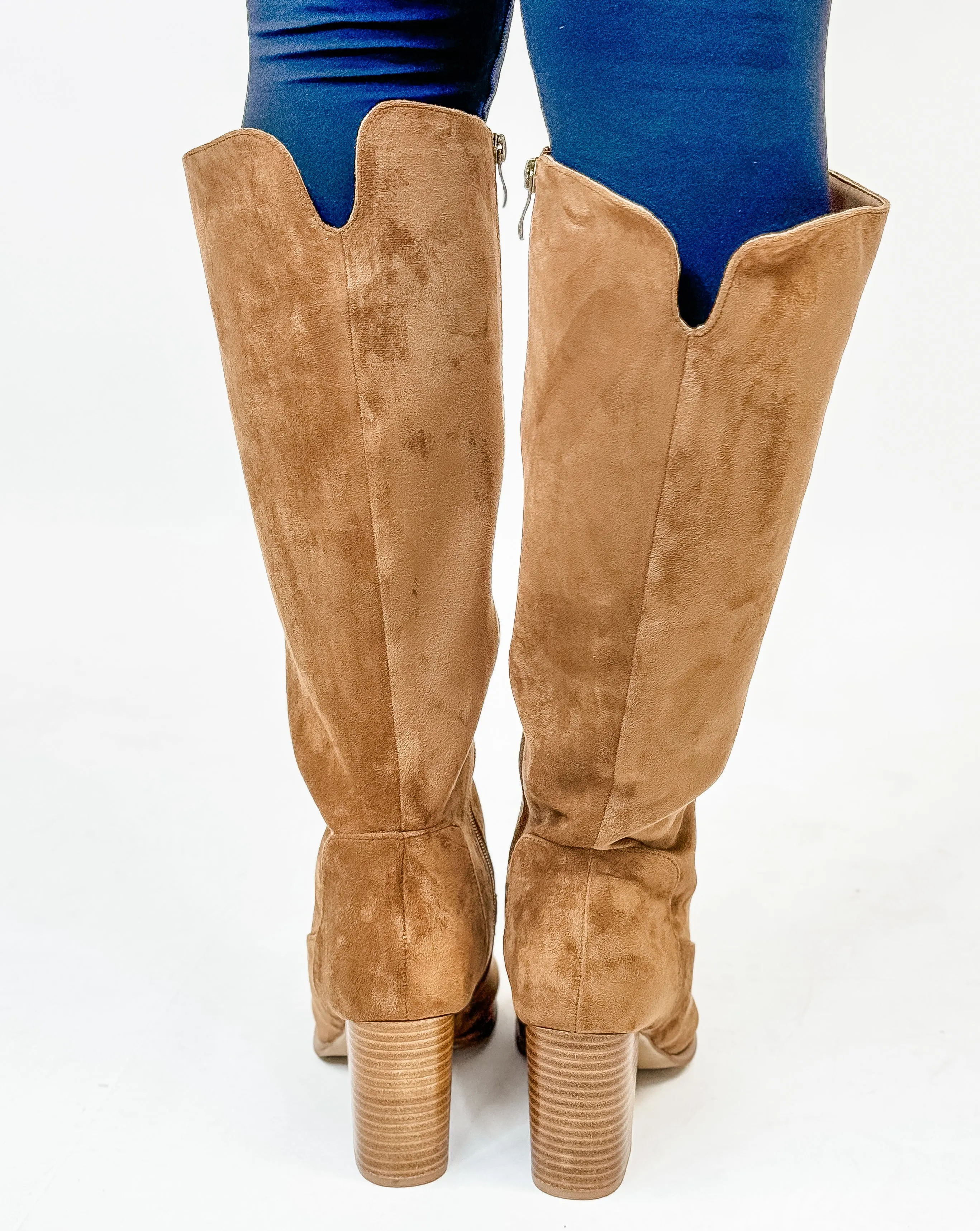 Corky's Tobacco Faux Suede Hot Date Boots FINAL SALE