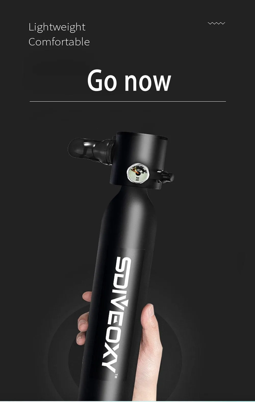 CSG Scuba Oxygen Tank