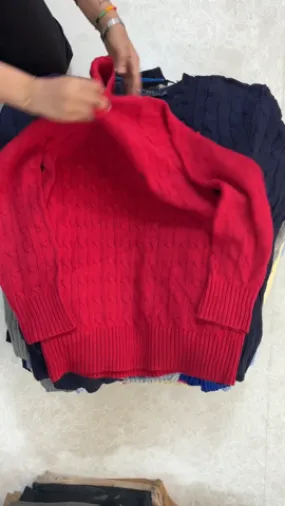 Custom handpick Ralph lauren cable knit sweater 30 pc
