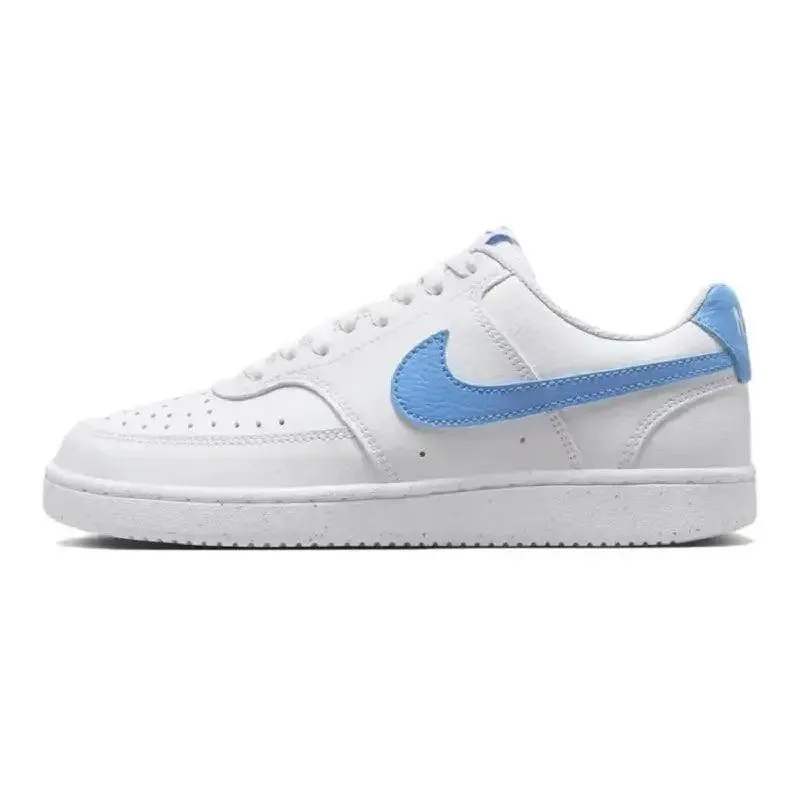 【Customize】Nike Court Vision 1 Skateboarding Shoes Women's Low-top Blue Sneakers shoes CD5434-100