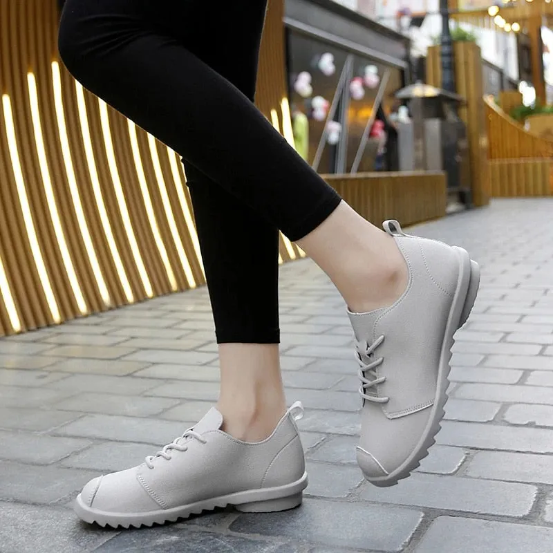 Cuzcare Orthopedic Women Shoes Comfortable Fashion Walking Loafer