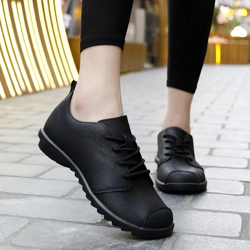 Cuzcare Orthopedic Women Shoes Comfortable Fashion Walking Loafer