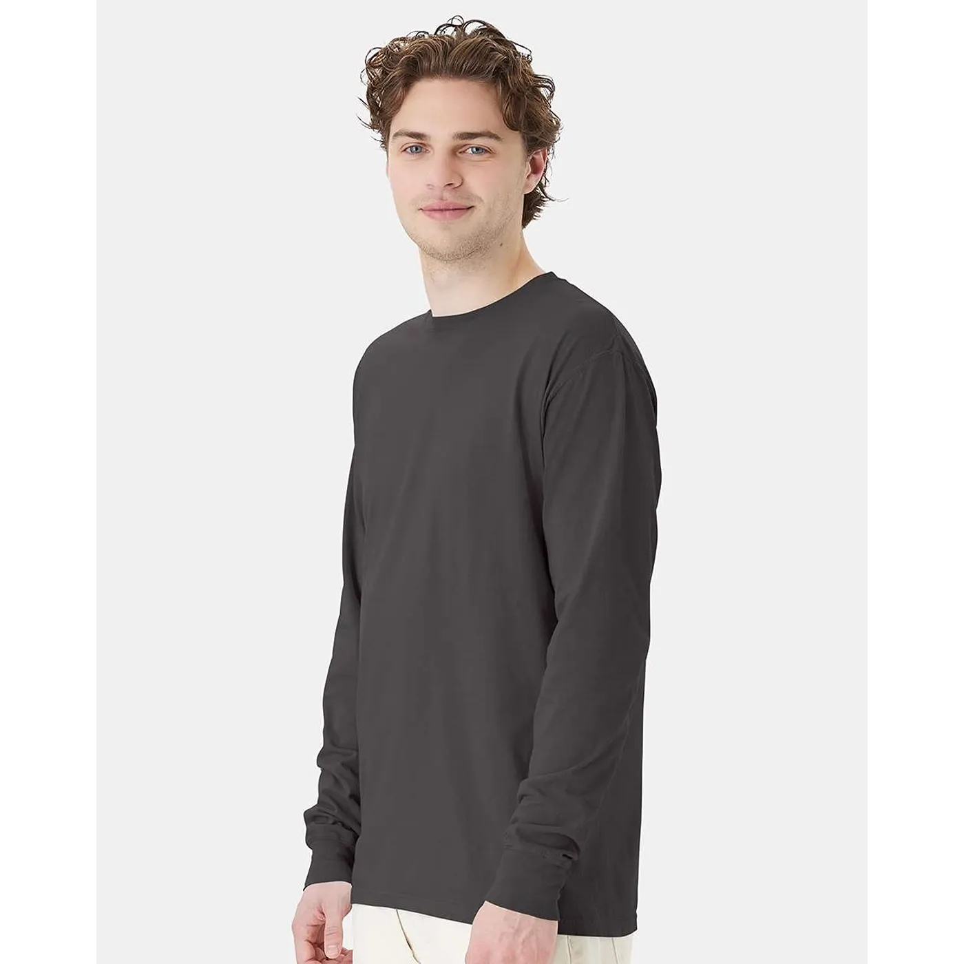 Dark Grey Long Sleeves Tshirt