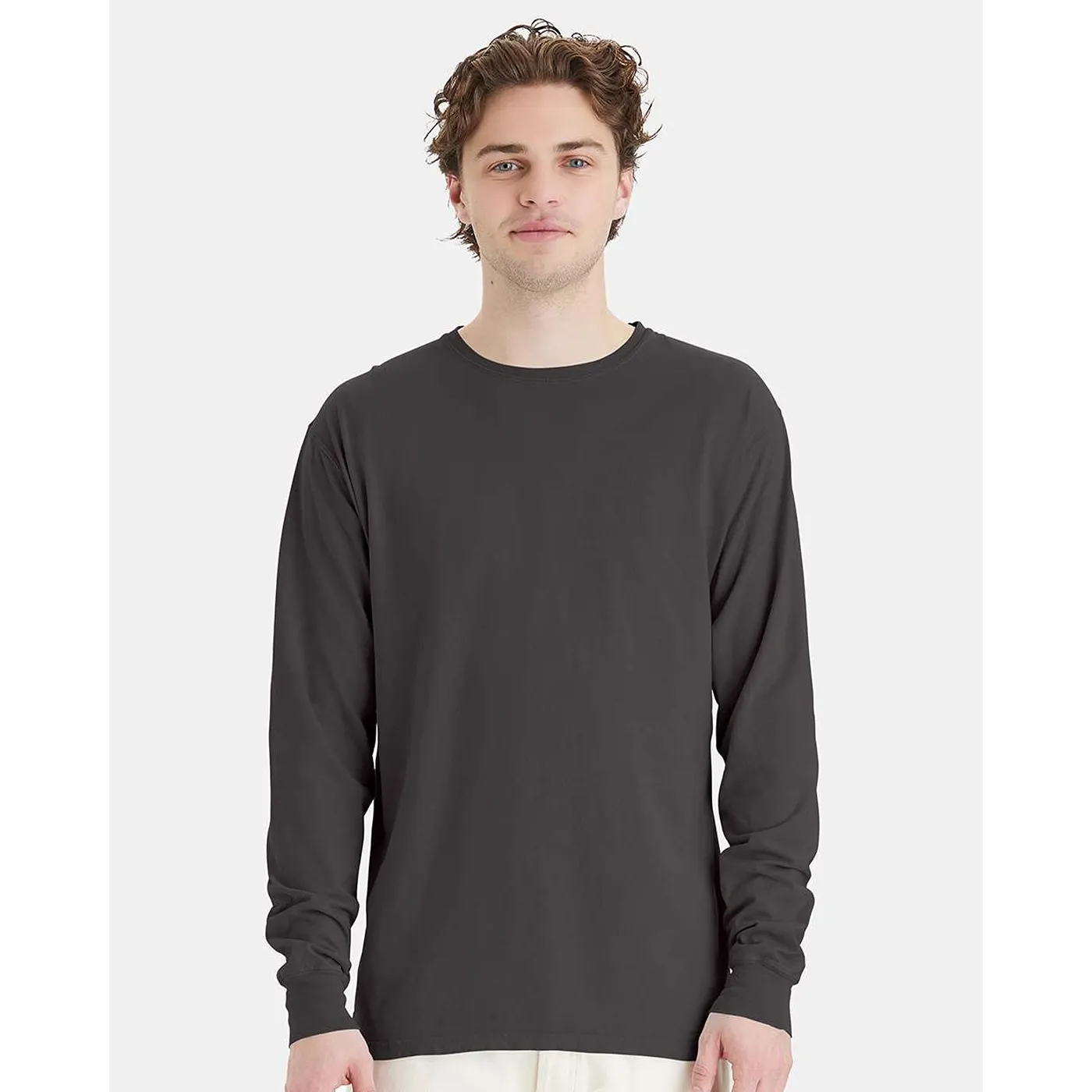 Dark Grey Long Sleeves Tshirt
