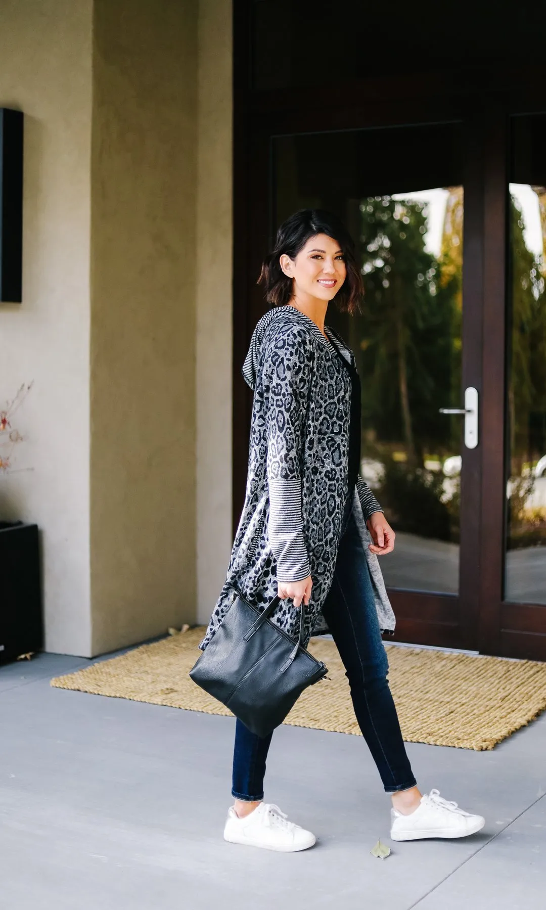 Dark Spot Hooded Cardigan